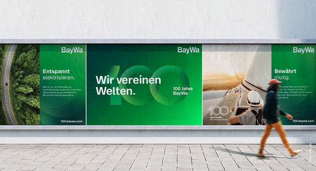 BayWa feiert Jubiläum mit neuer Kampagne - Zeichen & Wunder gestaltete die Jubiläumskampagne der BayWa AG - Foto: Zeichen & Wunder