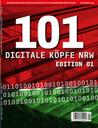 DuMont Rheinland und Initiative 'Digitale Wirtschaft NRW' launchen '101 Digitale Köpfe NRW' - Das Wirtschaftsministerium aus NRW ist Kooperationspartner des Printmagazins