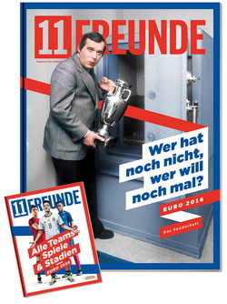 '11Freunde' startet in die EM-Saison - Die aktuelle '11Freunde'-Ausgabe erscheint mit EM-Pocketplaner