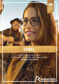 Serviceplan Campaign inszeniert Jubiläumskampagne für Rodenstock - Die Rodenstock-Imagekampagne richtet sich an Endverbraucher und Fachkreise (Foto: Serviceplan)
