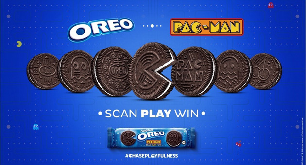 Als Pac-Man auf der Suche nach den Oreos - Die zur Aktion gehört zur Kampagne #ChasePlayfulness, die an die Vorgängerkampagne #CheatCookies angelehnt ist – Foto: Mondelez Europe GmbH
