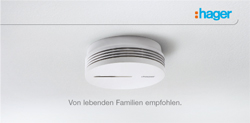 Hinkel 360 gestaltet Rauchmelder-Kampagne für Hager - Kampagnenclaim zum Rauchmeldertag (Foto: Hinkel 360)