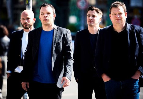 Berliner Hirschen stellen sich unter neuer Führung auf - Das neue Geschäftsleitungstrio bei den Berliner Hirschen: Felix Franz Vogler, Reinhard Buschmann und Alexander Lang mit Geschäftsführer Hans-H. Langguth (v.l.)