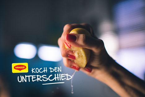 Maggi und Publicis Pixelpark schieben internationale Image-Kampagne an - 'Koch den Unterschied' - mit diesem Claim startet die neue Image-Kampagne von Maggi (Foto: Publicis Pixelpark)
