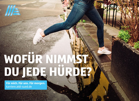 Territory Embrace entwickelt Employer Branding-Kampagne für Aldi Süd - Aldi Süd lockt neue Bewerber an (Foto: Aldi Süd)