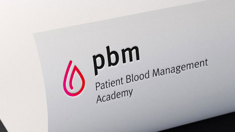 Bloom verleiht Patient Blood Management Academy ein neues Gesicht - Bloom entwarf für die PBM Academy neben Website und Geschäftsausstattungen auch ein neues Logo (Foto: pbm academy)