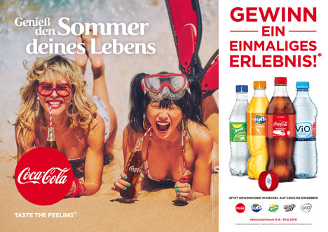 Coca-Cola feiert den 'Sommer deines Lebens' - Coca-Cola erfrischt den Sommer mit Event-Gewinnen (Foto: The Coca-Cola Company)