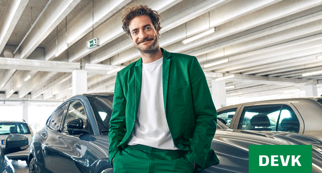 Grabarz & Partner präsentiert DEVK-Kampagne - Schauspieler Fridolin Sandmeyer setzt die Kampagne für die DEVK in Szene - Foto: Cem Guenes