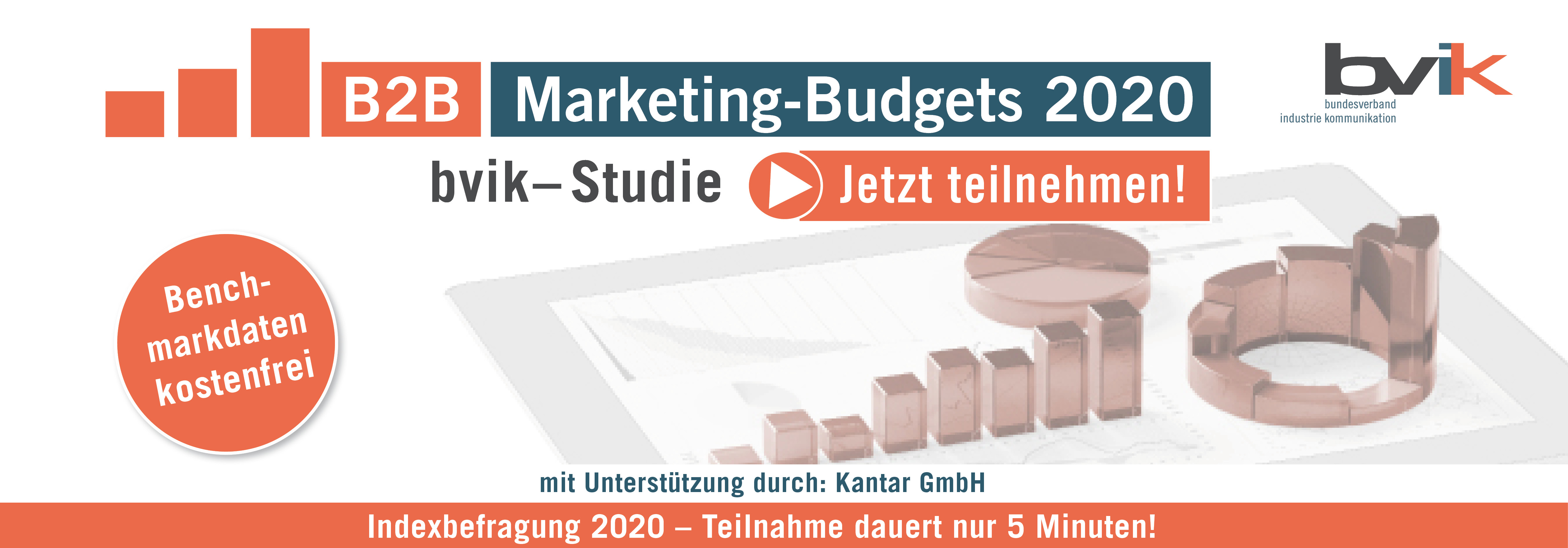 Der bvik untersucht in seiner aktuellen Befragung "B2B-Marketing Budgets 2020" das Marketingbudget in Industrieunternehmen. 2019 ist dieses Budget erstmals gesunken. (Foto: bvik)