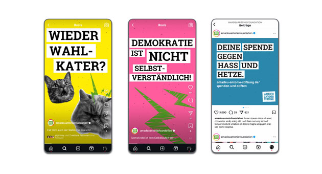 Amadeu Antonio Stiftung holt sich Panama zur Seite - Für die Amadeu Antonio Stiftung entwickelte Panama einen neuen Auftritt und eine neue Kampagne - Foto: Amadeu Antonio Stiftung