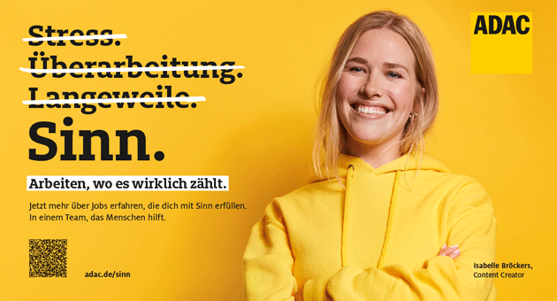Kampagnenbild ADAC - Foto: Sassenbach Advertising, ADAC