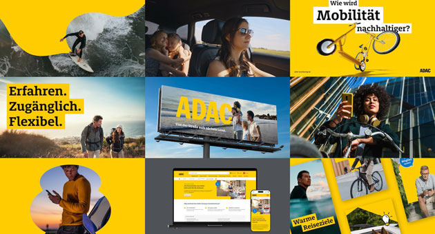ADAC und Meta Design präsentieren neuen Markenauftritt - Der ADAC präsentiert sich mit einem neuen Auftritt aus der Feder von Meta Design – Foto: Meta Design