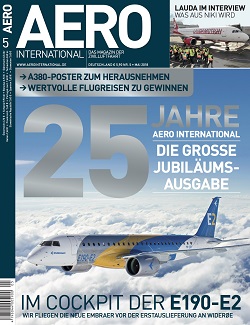 'Aero International' kommt zum Jubilum in einer erweiterten Ausgabe auf den Markt (Quelle: Jahr Top Special Verlag )