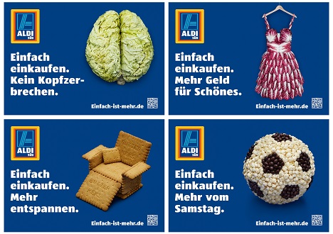 Preuss und Preuss startet erste Imagekampagne von Aldi Süd - Aldi Süd-Kampagnenmotive, © Aldi Süd