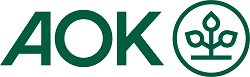 Im neu gestalteten Logo der AOK wird der Lebensbaum vom O befreit - Logo: AOK