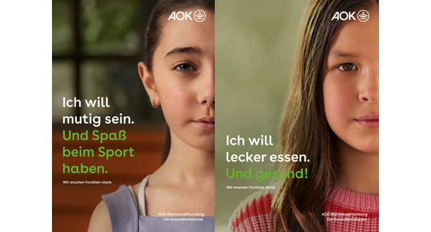 "Ich will" - AOK startet Awareness-Kampagne mit Fokus auf Familie - In der neuen Imagekampagne "Ich will" für die AOK Rheinland/Hamburg stehen Familienmitglieder im Mittelpunkt – Foto: Ressourcenmangel Düsseldorf