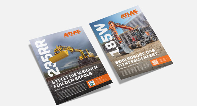 Atlas setzt auf For Sale - Die neuen Atlas Anzeigenmotive aus der Feder von For Sale – Foto: For Sale