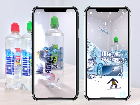 Jung von Matt kreiert AR-Promotion für Active O2 - Jung von Matt nutzt Augmented Reality für die aktuelle Active O2-Kampagne (Foto: Jung von Matt/Alster)