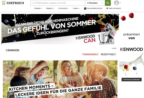  Im Rahmen einer neuen Kampagne fr den Kchengertehersteller De'Longhi hat die Ad Alliance ein Content Hub auf Chefkoch.de erstellt. (Foto: Ad Alliance)