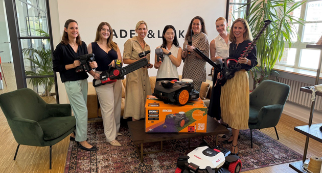 Positec stellt PR für Worx und Kress in Deutschland und Österreich neu auf - Das Adel & Link-Team kommuniziert für Positec und seine Marken Worx und Kress - Foto: Adel & Link