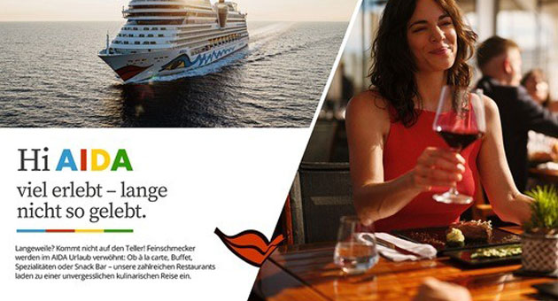 Serviceplan geht bei Aida an Bord - Serviceplan entwickelte mit "Hi Aida" eine neue Kommunikationsplattform für Aida – Foto: Serviceplan