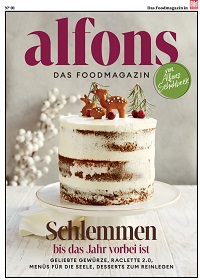 'Bild am Sonntag' startet neue Food-Beilage - Die erste Ausgabe von 'Alfons' erscheint am 29. November 2020 als Beilage in der 'Bild am Sonntag'. (Cover: Axel Springer)