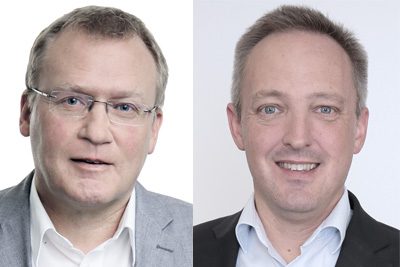 Andreas Ambrosius (links) und Jrg-Peter Rau steigen beim 'Sdkurier' in die Chefredaktion auf - Foto: Sdkurier