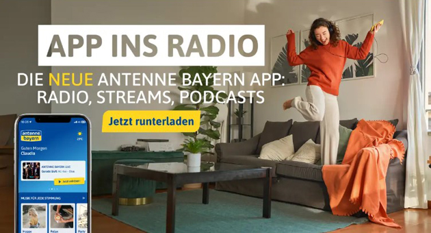 Mit den neuen Apps der Antenne Bayern Group erhalten Nutzer:innen personalisierte Inhalte - Foto: Antenne Bayern