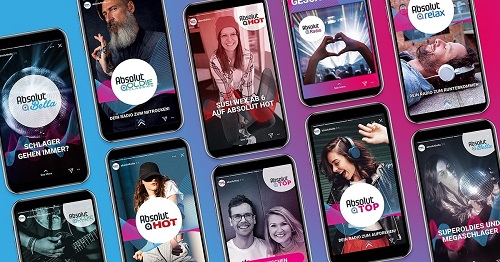 Antenne Deutschland engagiert neue Social Media-Lead-Agentur - Upljft grüßt als neue Social Media-Lead-Agentur für Antenne Deutschland-Marken wie Absolut Hot, Absolut Top, Absolut Relax, Absolut Oldie Classics und Absolut Bella. - Foto: Upljft
