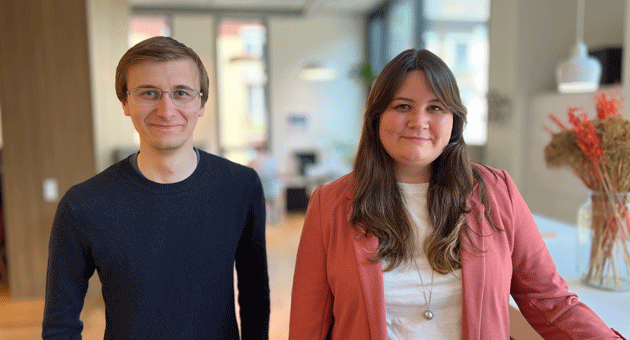 Achtung! InnoHealth ist auf Wachstumskurs - Achtung! InnoHealth Geschäftsführer Simeon Atkinson und neue Senior-Beraterin Hannah Essing - Foto: Achtung! InnoHealth