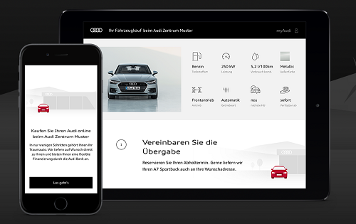 Audi hat eine neue e-Commerce-Plattform fr Gebrauchtwagen gestartet (Foto: SinnerSchrader)