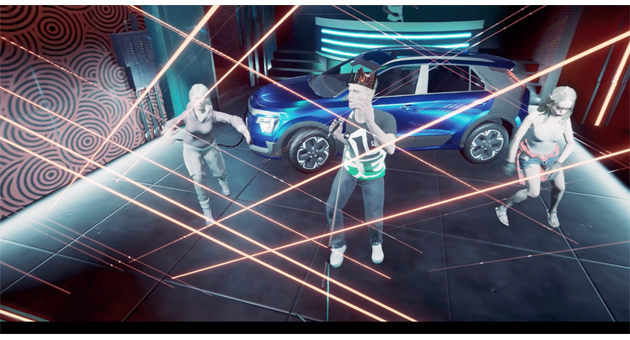Axel Springer startet Metaverse-Angebot - Zum Launch des Metaverse Clubs veranstaltete Axel Springer ein virtuelles Live-Konzert, als Werbepartner wurde der KIA Niro in Szene gesetzt - Foto: Media Impact