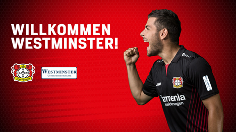 Westminster-Unternehmensgruppe wird Trikotrmel-Sponsor der Werkself (Foto: Bayer 04 Leverkusen)