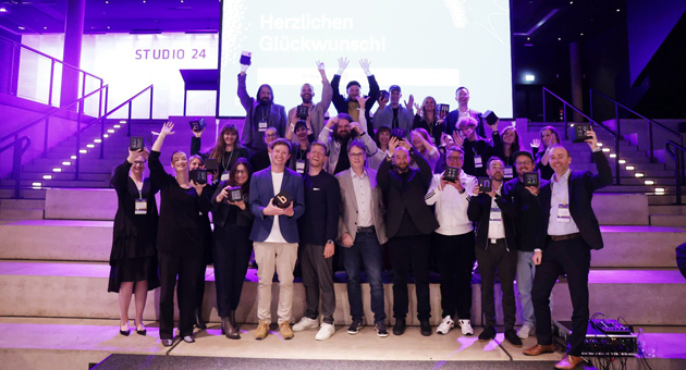 Best of Content Marketing Awards 2024 verliehen - Im Deutschen Fußballmuseum wurden die Gewinner gekürt mit zwei Grands Prix und 37 Gold-Würfel - Foto: CMF
