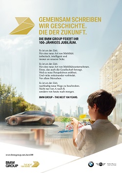BMW Group startet Jubiläums-Spot mit 'best minute'-Platzierung -