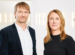 Wunderman-Neuzugang Larissa Pohl und Joachim Bader begren Telefnica als neuen Kunden (Foto: Wunderman)