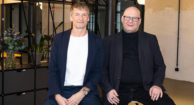 (v.l.) Joachim Bader und Christof Zahneissen erffneten im April 2022 in Berlin eine Dependance der norwegischen Digital-Agentur - Foto: Forte Digital 