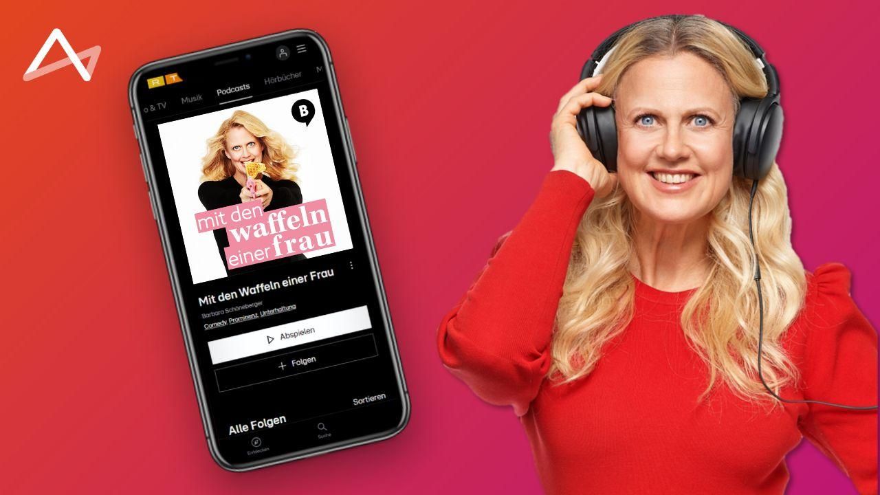 Schöneberger-Podcast wandert ins Portfolio der Ad Alliance - Der Regiocast-Podcast Mit den Waffeln einer Frau mit Barbara Schöneberger wandert ins nationale Podcast-Portfolio der Ad Alliance - Foto: RTL