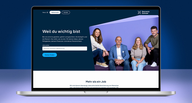 BarmeniaGothaer führt gemeinsame Arbeitgebermarke ein - Des Wahnsinns Fette Beute entwickelte die neue BarmeniaGothaer Karriere-Website - Foto: Thomas Mohn / Barmenia Gothaer