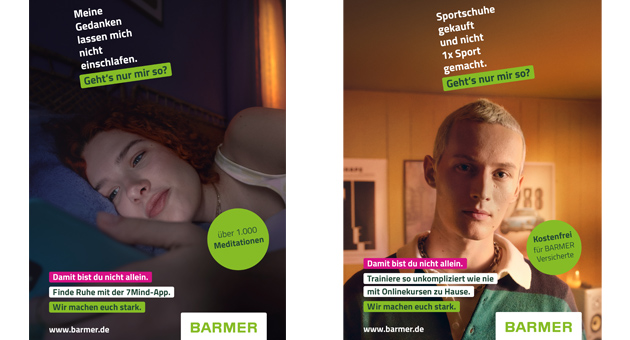Barmer: Accenture Song kreiert 'Geht's nur mir so?'-Kampagne - Die Kampagne soll ein Versprechen an die Versicherten sein, dass die Barmer sie stärker und gesünder durch herausfordernde Zeiten bringt - Fotos: Accenture Song