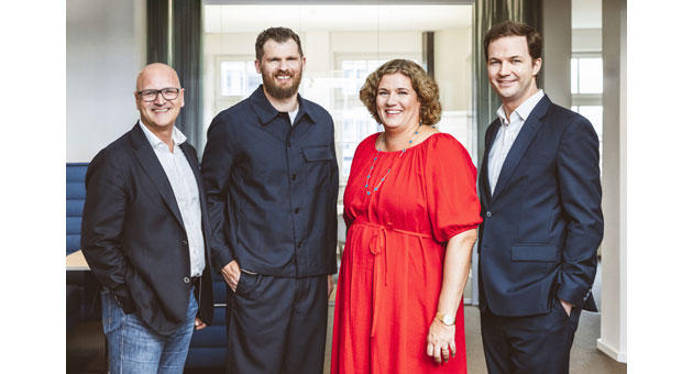 Bauer Media Group fokussiert sich auf Publishing und Audio - Das neue Executive Board der Bauer Media Group (v.l.): Gerald Mai, Jan Wachtel, Yvonne Bauer und Vivian Mohr (Foto Philipp Eggers / Bauer Media Group