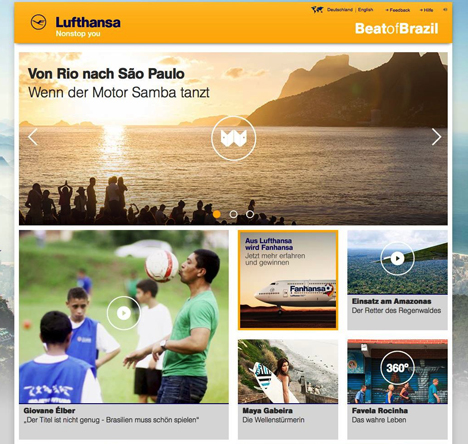 Lufthansa und G+J launchen Brasilien-Portal -