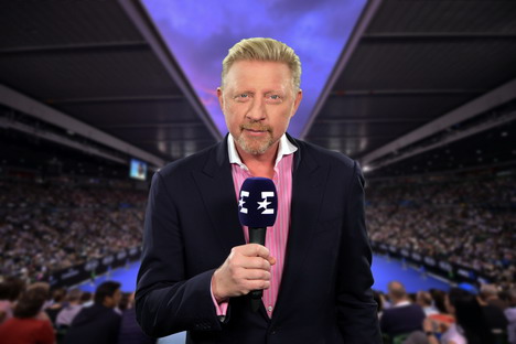 Boris Becker ist als Co-Kommentator der Australian Open bei Eurosport on Air (Foto: Eurosport)