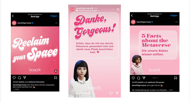 Benefit und Integr8 begeistern für digitale Themen - Teil der Benefit Digital Bites: Auf Social Media sharen Expert:innen und Influencer:innen ihr Wissen u.a. rund um das Metaverse - Foto: Integr8