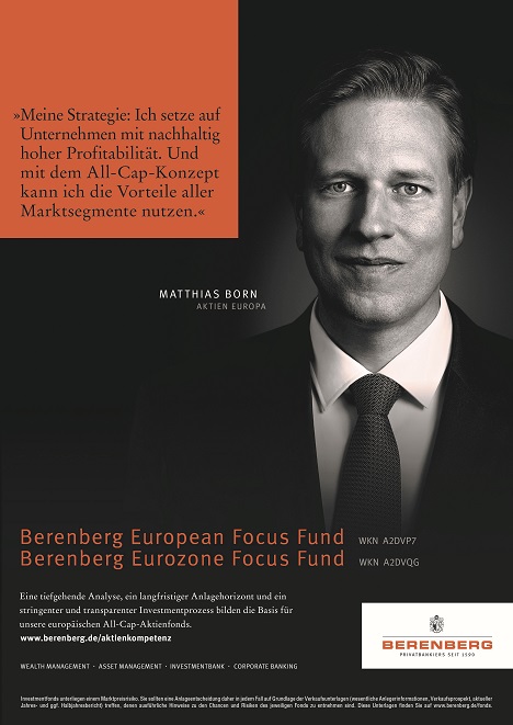 Berenberg investiert einen siebenstelligen Etat in Werbung fr ihre Publikumsfonds. (Foto: Berenberg)