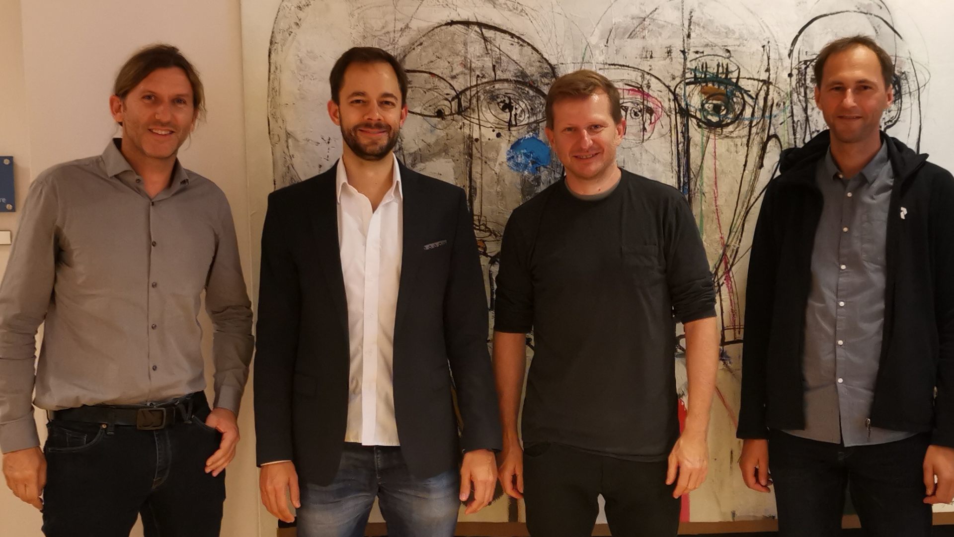 Österreich: Russmedia kauft Mehrheit an Tourismus-Plattform - Das neue Bergfex-Eigner-Quartett: Markus Kümmel, Eugen B. Russ, Andreas Koßmeier und Oliver Jusinger (v.l.n.r.) - Foto: `Russmedia