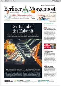 Erstausgabe der 'Berliner Morgenpost Kompakt'