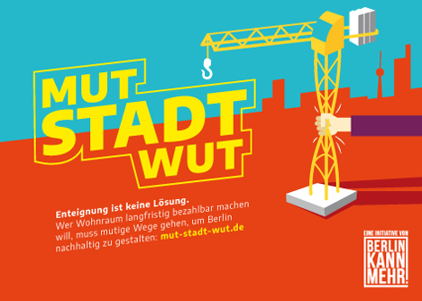 HeymannBrandt kommuniziert für Initiative 'Berlin kann mehr' - Die Kampagne von "Berlin kann mehr" ist im Berliner Stadtgebiet zu sehen (Foto: HeymannBrandt)