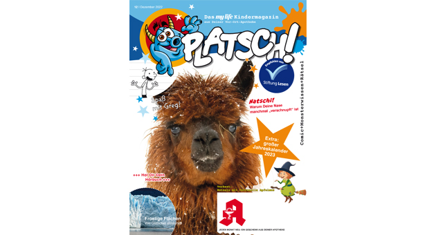 Das monatliche Kinder-Gesundheitsmagazin 'Platsch!' erreicht eine Auflage von 120.000 Exemplaren. Foto: Blue Ocean