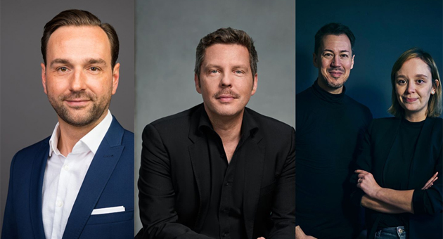 Superspring, Prevency und Storypark schließen Joint Venture - Die Brand Spines-Köpfe (v.l.): Lars Niggemann, Gerald Hensel, Markus Mayr und Eva Friese – Foto: Storypark